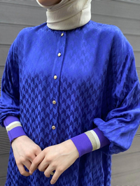 Ghisa 4YGSTNK4511 Mor Yakası Ribanalı Tunik