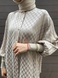 Ghisa 4YGSTNK4511 Taş Yakası Ribanalı Tunik