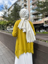 Ghisa 4YOBTNK4436 Asit Yanları Şifonlu Kısa Tunik