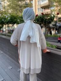 Ghisa 4YÖRHRK3620 Bej Yanları Düğmeli Hırka