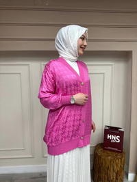 Ghisa 4YÖRHRK3820 Fuşya Hırka