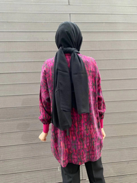 Ghisa 4YÖRTNK4584 Fuşya Benek Detaylı Tunik