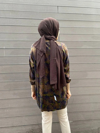 Ghisa 4YÖRTNK4584 Haki Benek Detaylı Tunik