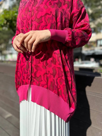 Ghisa 4YÖRTNK4584 Mercan Benek Detaylı Tunik