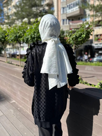 Ghisa 4YÖRTNK4609 Siyah Kolu Fırfırlı Tunik