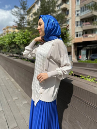 Ghisa 4YÖRTNK4613 Taş Düğme Detaylı Tunik