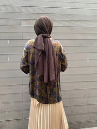 Ghisa 4YÖTNK4585 Haki Triko Detaylı Tunik