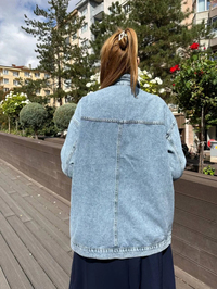 Ghisa 5KGSCKT3743 Mavi Kot Ceket
