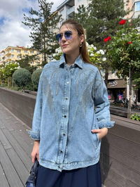 Ghisa 5KGSCKT3743 Mavi Kot Ceket