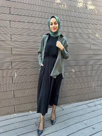 Ghisa 5KGSETK5266 Siyah Önü Detaylı Etek