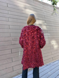 Ghisa 5KGSKAP2662 Bordo Omuz Detaylı Kap