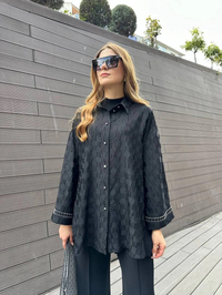 Ghisa 5KGSTNK4713 Siyah Tunik