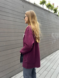 Ghisa 5KOBHRK3099 Bordo Detaylı Hırka