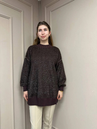 Ghisa 5KÖRTNK4791 Kahve Tunik
