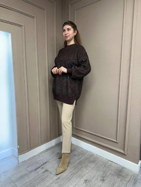 Ghisa 5KÖRTNK4791 Kahve Tunik