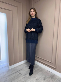 Ghisa 5KÖRTNK4791 Lacivert Tunik