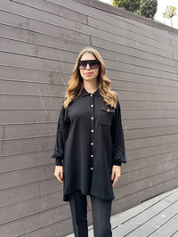 Ghisa 5KÖRTNK4800 Siyah Tunik