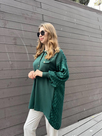Ghisa 5KÖRTNK4800 Yeşil Tunik