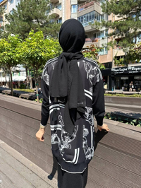 Ghisa 5KÖRTNK4806 Siyah Desenli Tunik