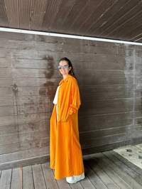 Heddy & Nurcan Çetin 23202 Turuncu Yırtmaçlı Kap