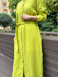 Heddy & Nurcan Çetin 23242 Mimoza Yırtmaç Detaylı Tunik