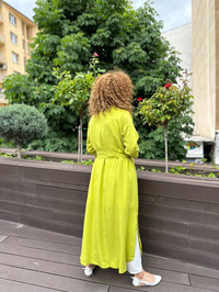 Heddy & Nurcan Çetin 23242 Mimoza Yırtmaç Detaylı Tunik
