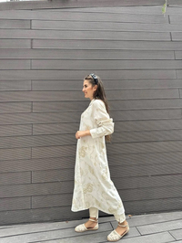 Heddy & Nurcan Çetin 23249 Ekru Ara Boy Tunik