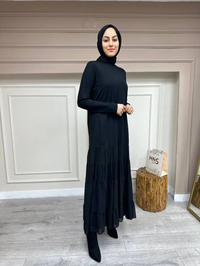 Heddy & Nurcan Çetin 24106 Siyah Elbise