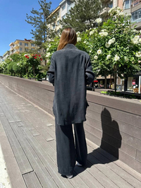 Hilay HLY0125Y101.002 Siyah New Melina Pantolonlu Takım