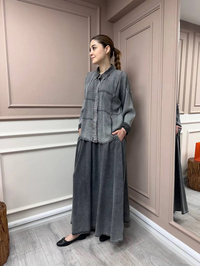 Hilay HLY0125Y101.016 Siyah Jane Etekli Takım