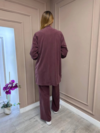 Hilay HLY0125Y101.017 Mürdüm Gale Pantolonlu Takım