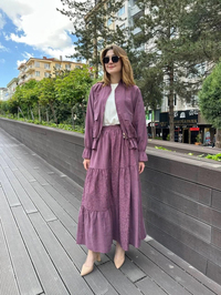 Hilay HLY0125Y101.029 Mürdüm New Nicole Etekli Takım