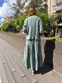 Hilay HLY0125Y101.029 Zümrüt New Nicole Etekli Takım