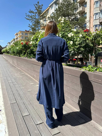 Hilay HLY0125Y101.032 Lacivert Casandra Pantolonlu Takım