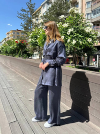 Hilay HLY0125Y101.042 Lacivert Jasmy Pantolonlu Takım