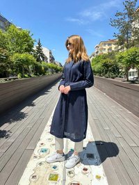 Hilay HLY0125Y104.003 Lacivert Gloria Tunik
