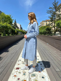 Hilay HLY0125Y104.003 Mavi Gloria Tunik