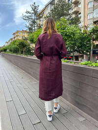 Hilay HLY0125Y104.003 Mürdüm Gloria Tunik