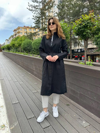 Hilay HLY0125Y104.003 Siyah Gloria Tunik