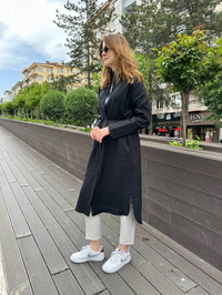 Hilay HLY0125Y104.003 Siyah Gloria Tunik