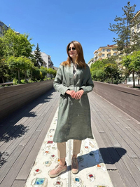 Hilay HLY0125Y104.003 Zümrüt Gloria Tunik