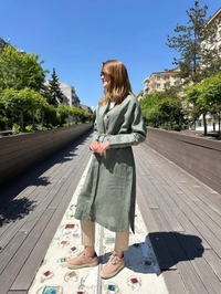 Hilay HLY0125Y104.003 Zümrüt Gloria Tunik