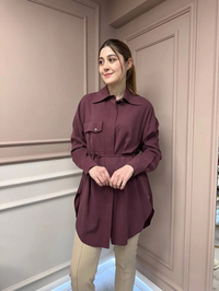 Hilay HLY0125Y108.001 Mürdüm New Tera Gömlek