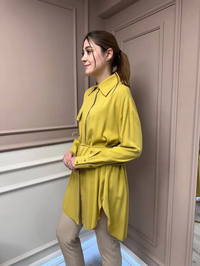 Hilay HLY0125Y108.001 Yağ Yeşili New Tera Gömlek