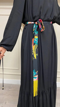 Hukka Design 02E048 Siyah Elbise