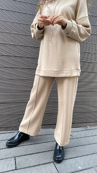 Hukka Design 050019 Bej Spor Pantolon