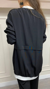 Hukka Design 06C040 Siyah Ceket