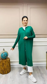İnvee 5539 Benetton Düğmeli Hırka