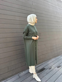 İnvee 5539 Nefti Düğmeli Hırka
