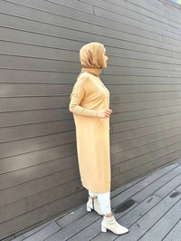 İnvee 5539 Nohut Düğmeli Hırka